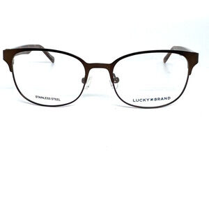 Lucky Brand Eyeglasses Frame D709 brown 48-16-130 Brown‎ Metal/Plastic H16295